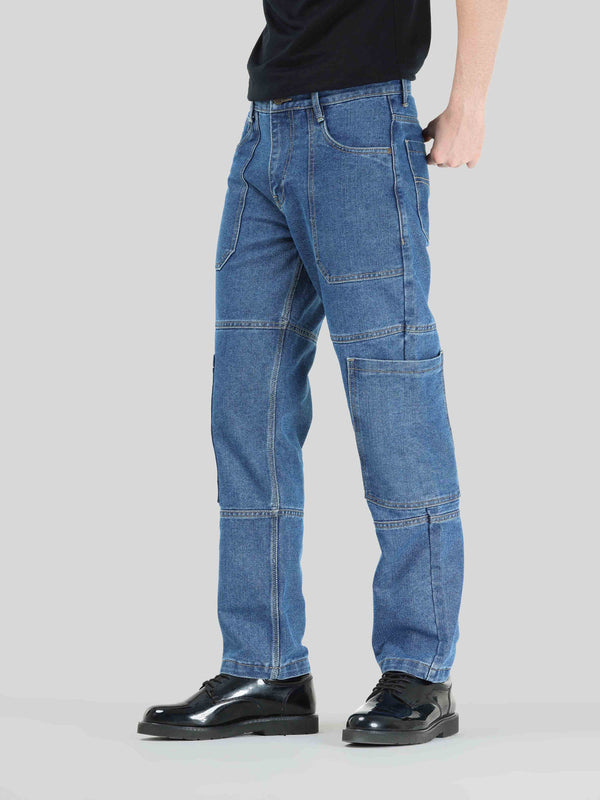 CK light blue denim men cargo
