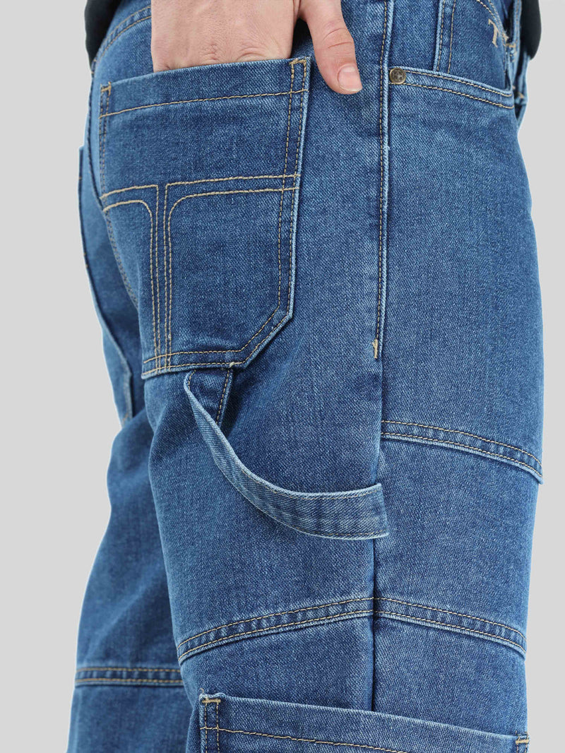 CK light blue denim men cargo