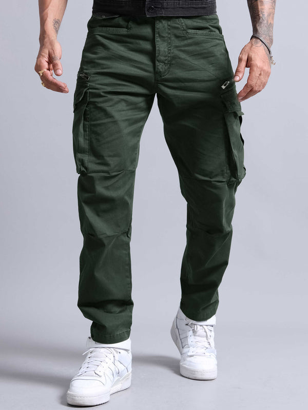 CK olive green men cotton corgo