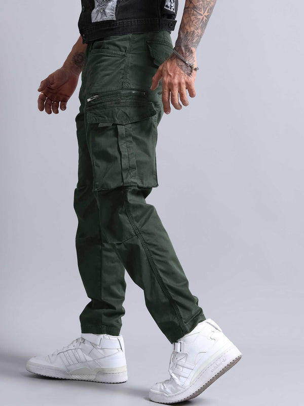 CK olive green men cotton corgo