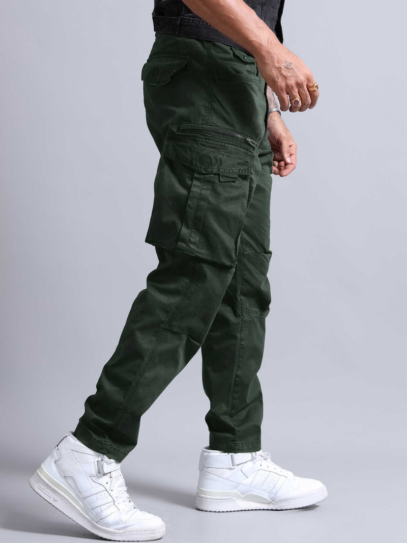 CK olive green men cotton corgo