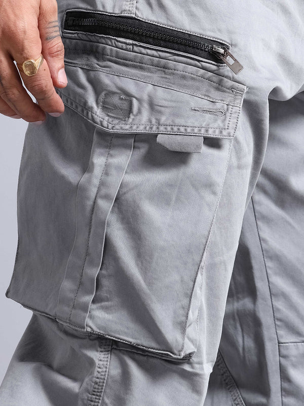 CK best cotton grey color cargo for men