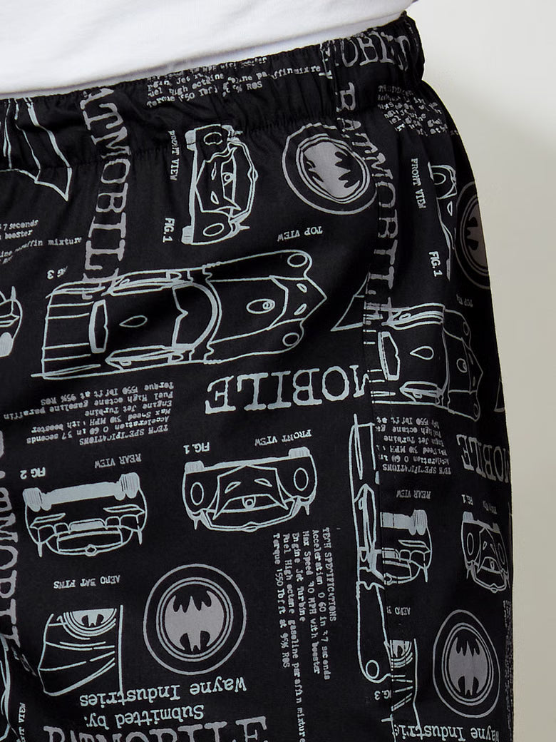 CK Men’s Cotton Boxer Shorts – Premium Breathable Fabric, Relaxed Fit, Printed Black, Above Knee Casual Wear