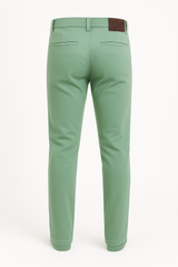 Cristal Kart Men’s Light Green Slim Fit Trousers