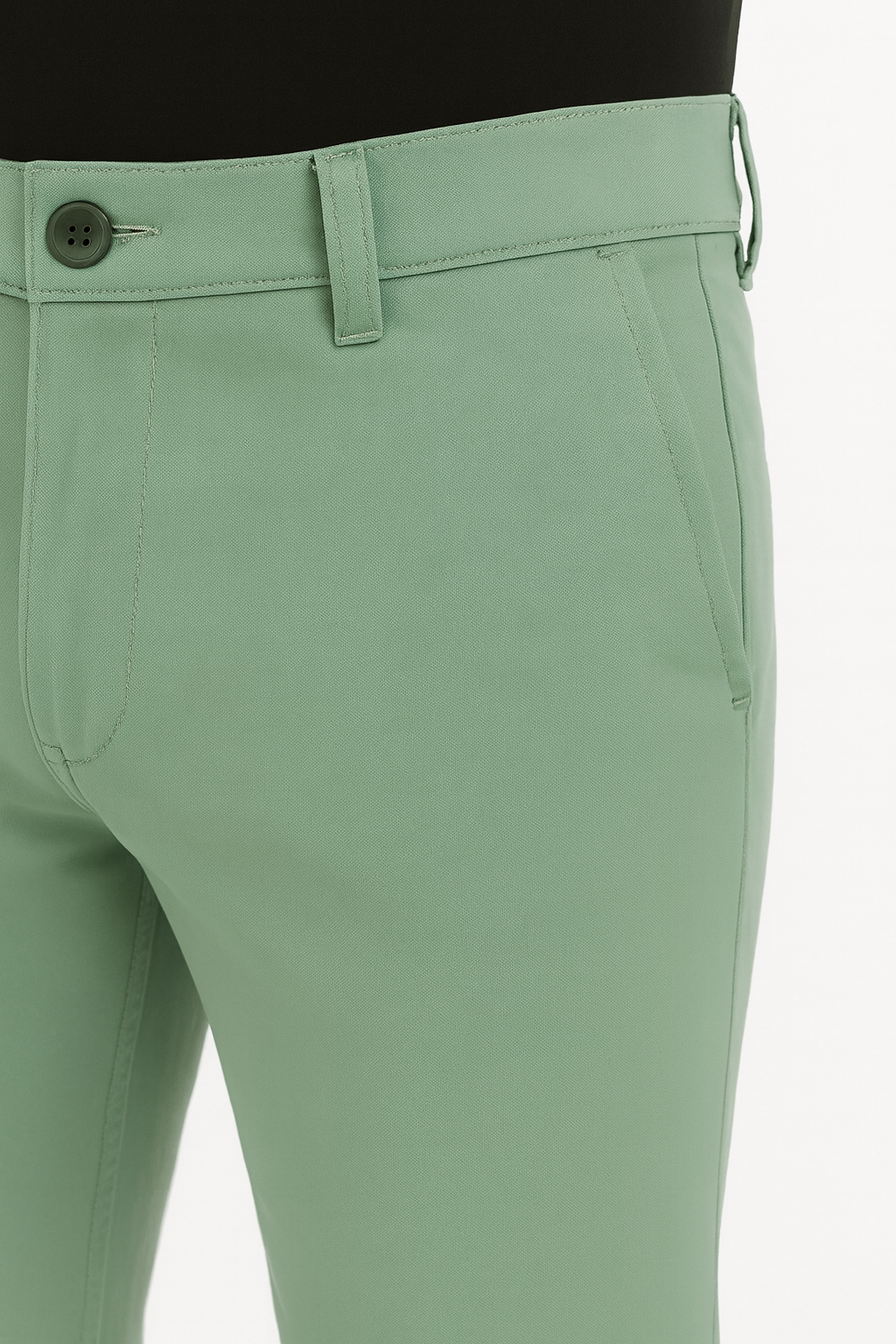 Cristal Kart Men’s Light Green Slim Fit Trousers