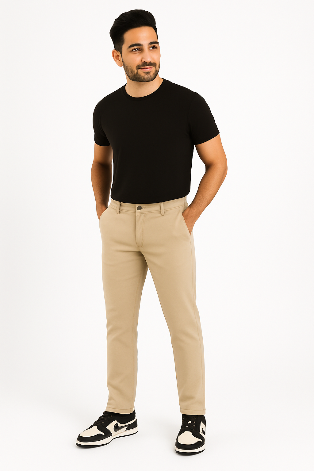 CK Men’s Classic Beige Slim Fit Trouser