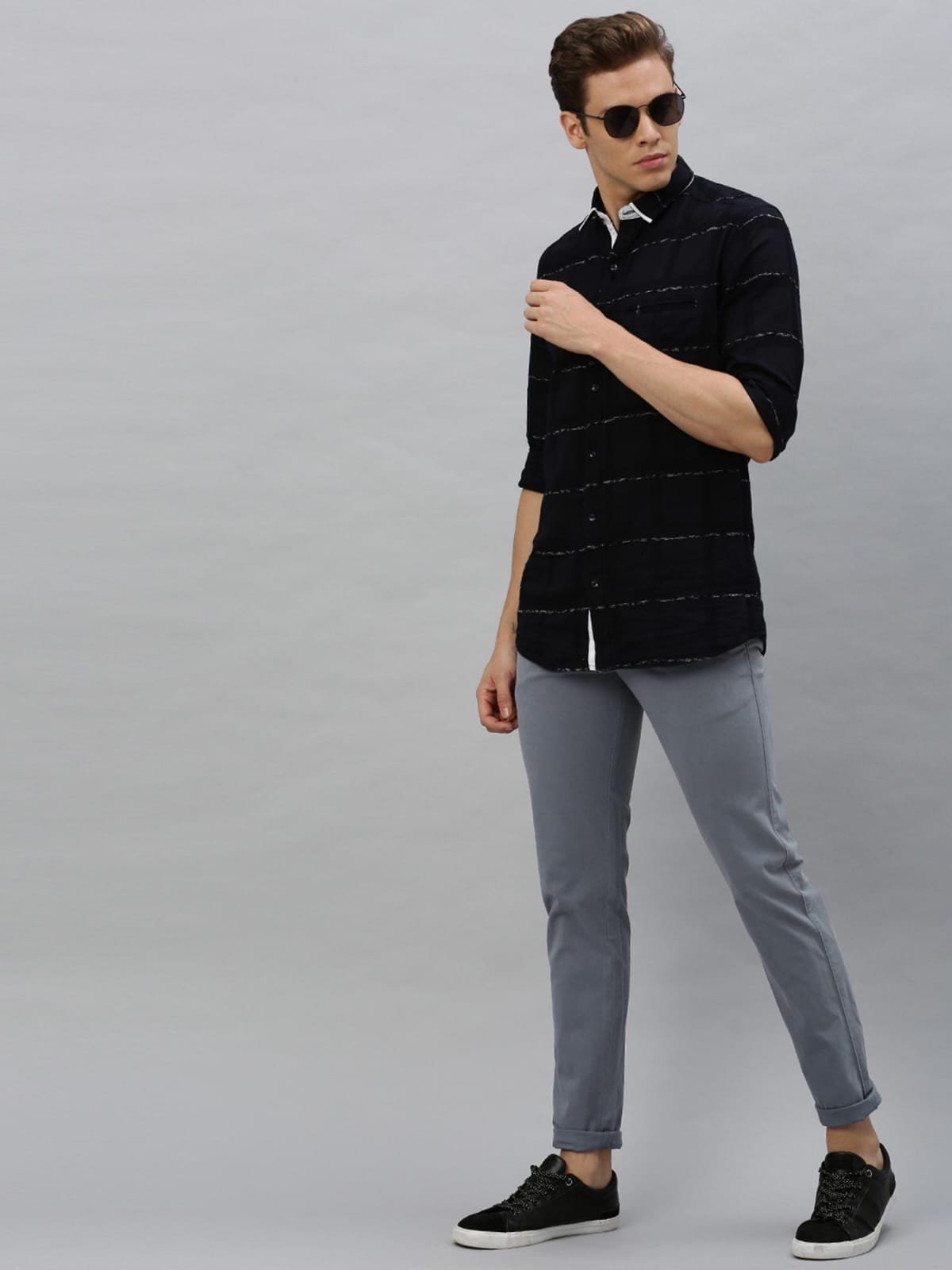 CK Grey color trouser for men