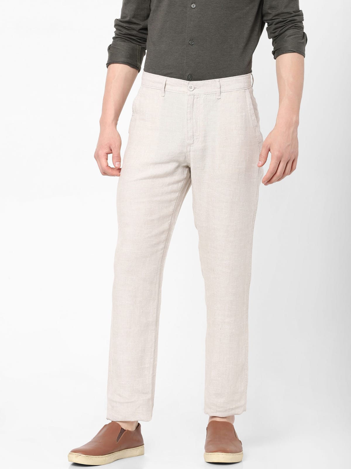 CK light color men trouser