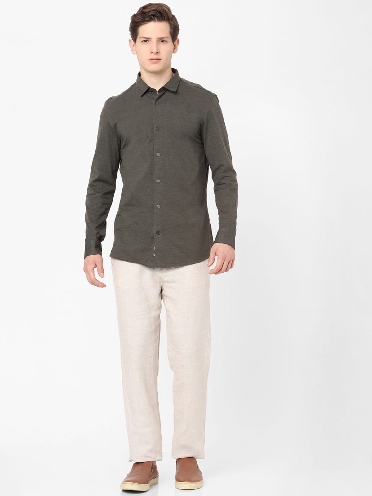 CK light color men trouser