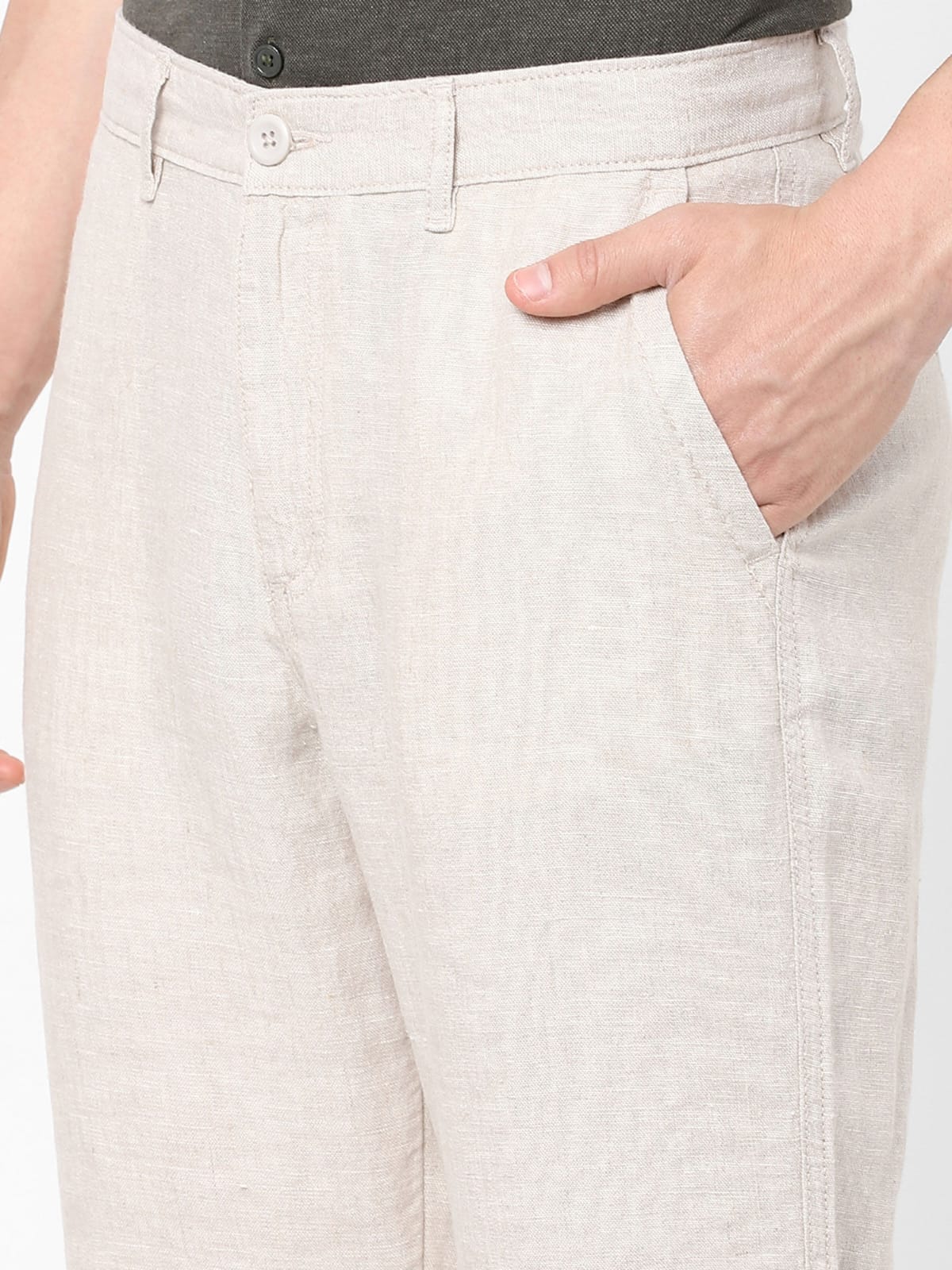 CK light color men trouser