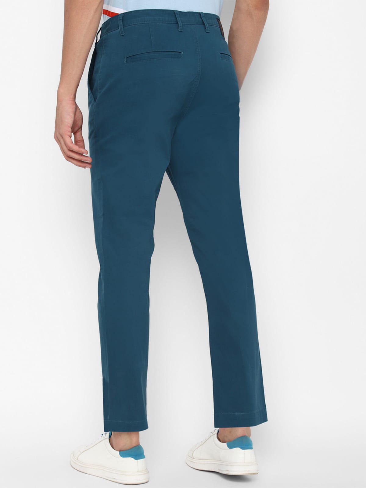 CK ocean blue cotton fabric men trouser