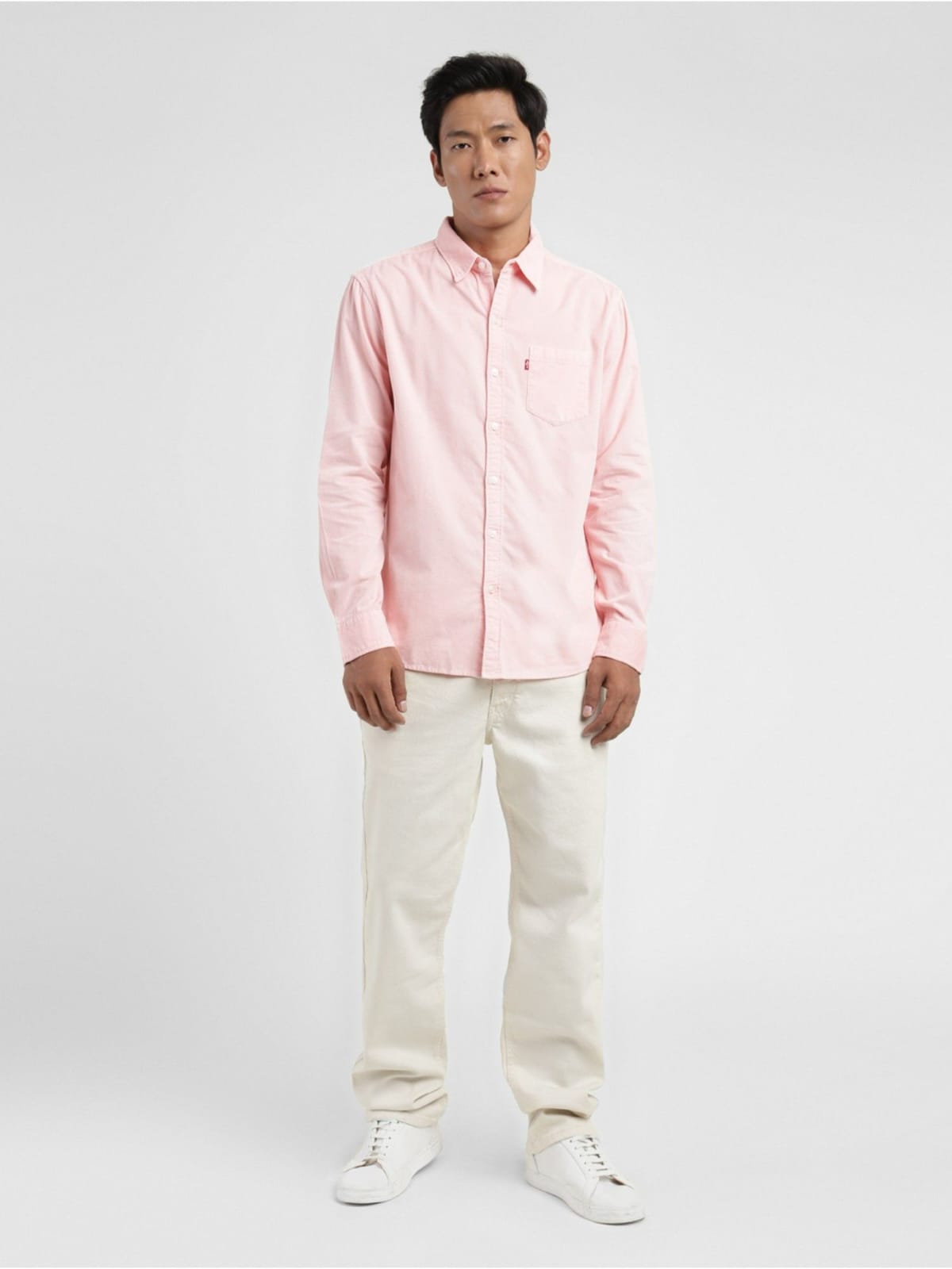 CK off white cotton trouser for men