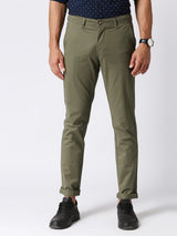 CK olive green best fabric men trouser