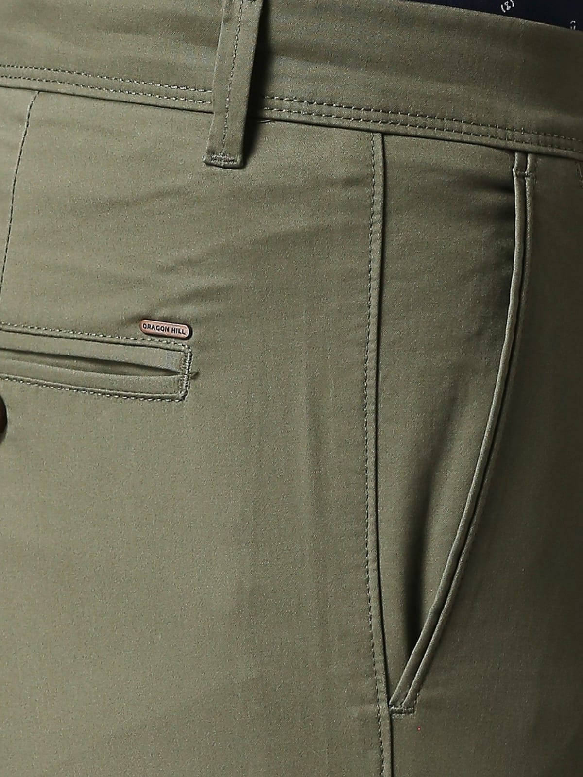 CK olive green best fabric men trouser