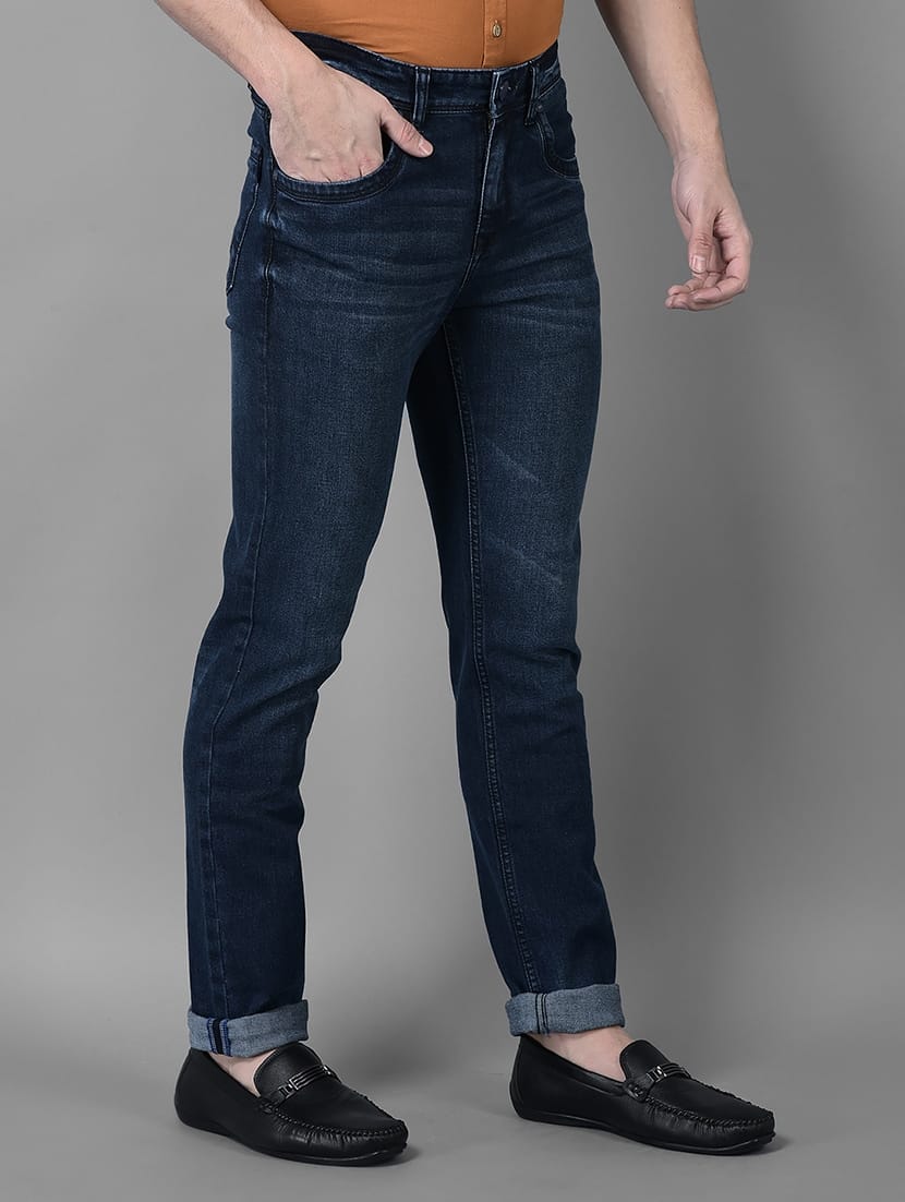 CK best dark pixel blue men jeans
