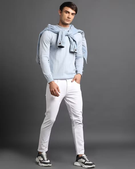CK best white color men jeans