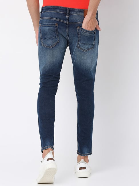 CK best blue color men damage jeans