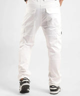 CK White Denim Cargo Jeans for Men | Relaxed Straight Fit