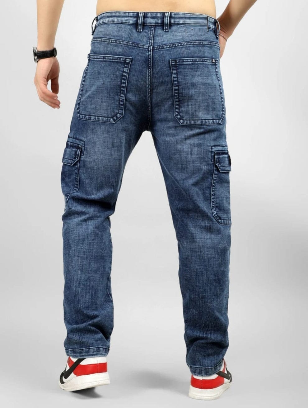CK best dark blue men cargo