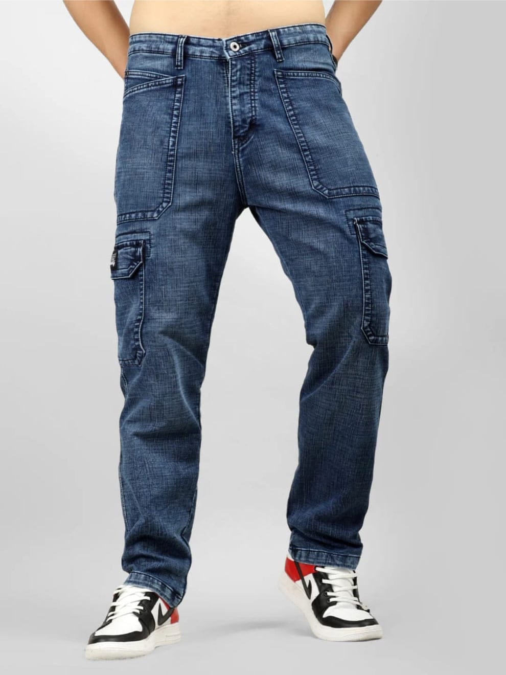 CK best dark blue men cargo