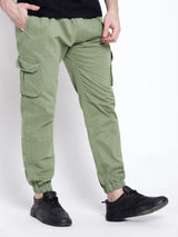 CK olive green men cotton cargo