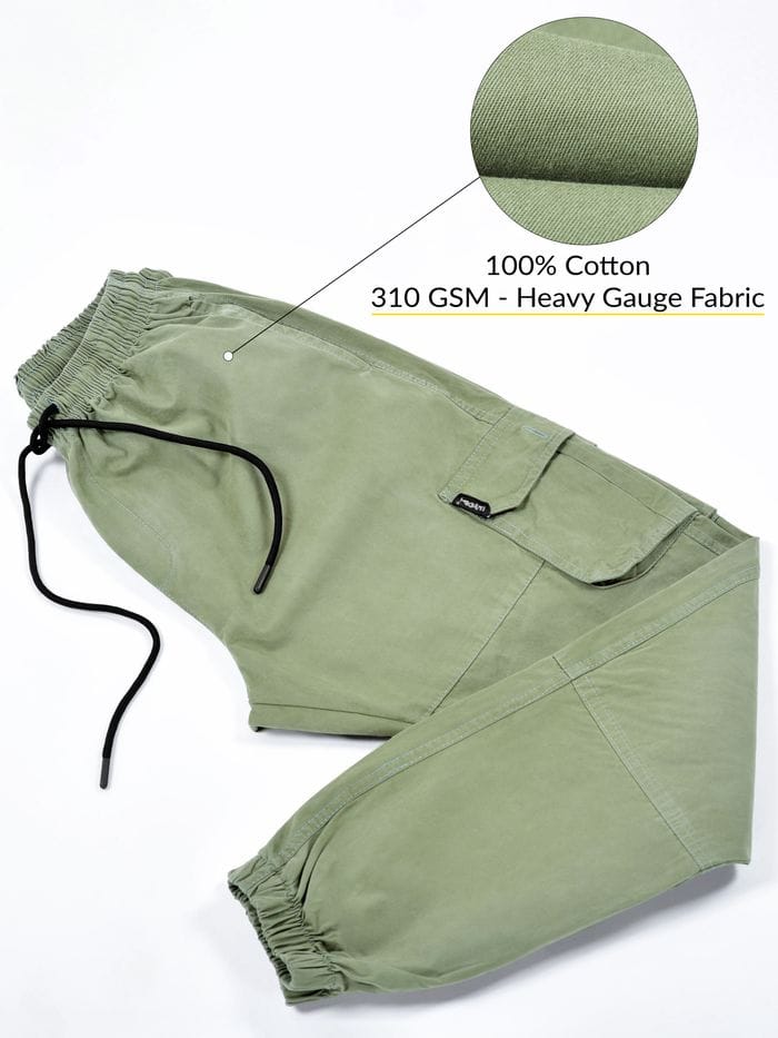CK olive green men cotton cargo