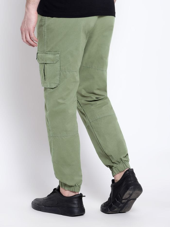 CK olive green men cotton cargo
